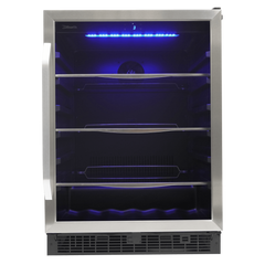 Silhouette® Professional™ Riccotta 24" Stainless Steel Beverage Center
