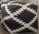 Diamond Sofa® Grey/White Accent Pouf-0