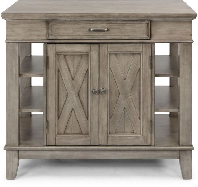 homestyles® Mountain Lodge Gray Kitchen Island-0