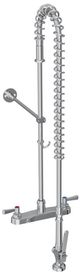 Elkay Chrome 8" Centerset Exposed Deck Mount Faucet with 1.2 GPM Spray Head -0