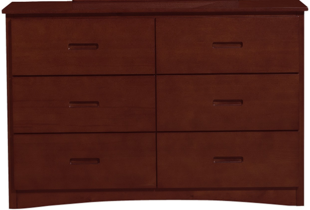 Mazin Furniture Rowe Dark Cherry Dresser-0