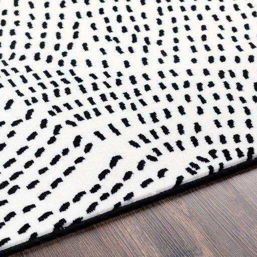 Surya Contempo Black/White 5'x8' Area Rug-3