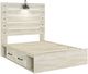 Signature Design by Ashley® Cambeck Whitewash Youth Twin 2-Drawer Storage Panel Bed-1