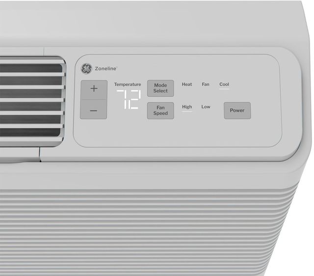 GE Zoneline® 15,000 BTU's Gray White Heat Pump Air Conditioner-4