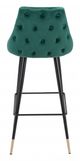 Zuo® Piccolo Green Bar Chair-3