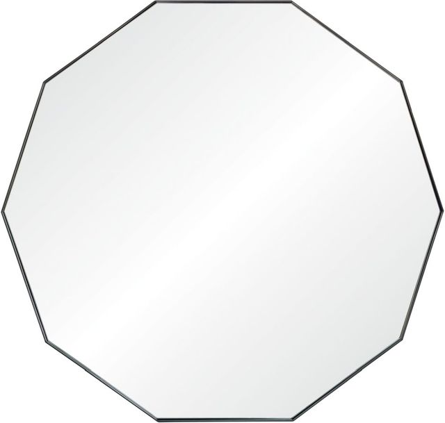 Renwil® Christian Matte Black Polygon Mirror-0