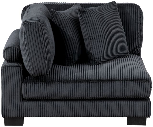 Homelegance® Traverse 5-Piece Black Modular Sectional with Ottoman-3