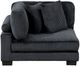 Homelegance® Traverse 5-Piece Black Modular Sectional with Ottoman-3