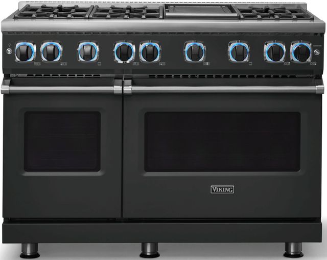 Viking® 7 Series 48'' Antique Bronze Pro Style Gas Range with Griddle-3
