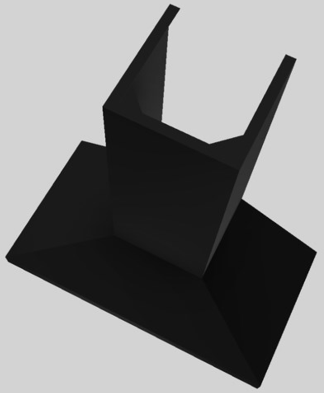 Vent-A-Hood® K Series 36" Black Wall Mounted Range Hood-1
