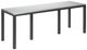 Homecrest™ Outdoor Living Customizable Eden Aluminum/Teak 110" Rectangular Outdoor Bar Table-0
