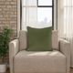 Renwil® Fora Moss Green Throw Pillow-1