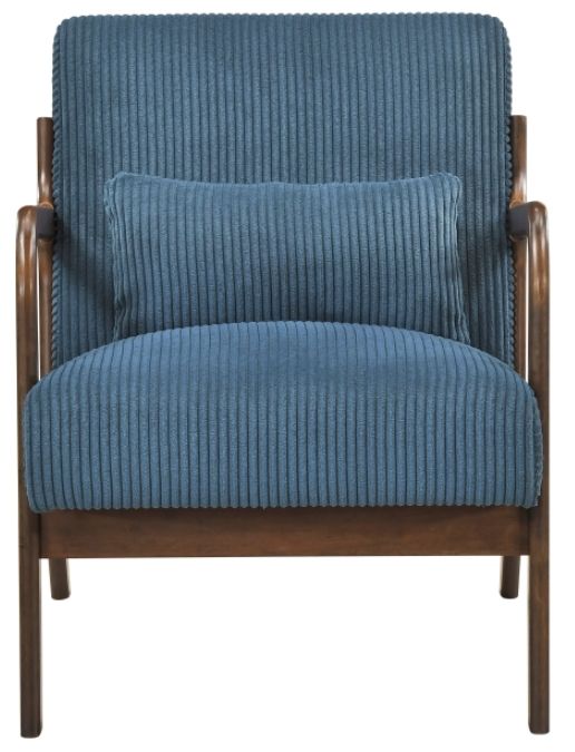 Homelegance® Twill Blue/Brown Accent Chair-2