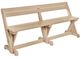 C R Plastics Harvest Beige Bench-0