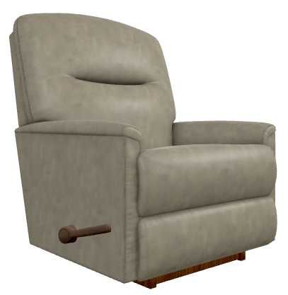 La-Z-Boy® Aries Charcoal Manual Rocking Recliner-0