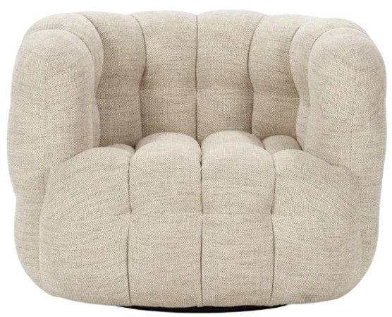 Classic Home Walter Beige Swivel Chair-2