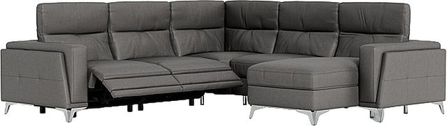 Palliser® Furniture Customizable Paolo 5-Piece Power Reclining Right-Arm Facing Sectional and Chaise-1