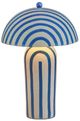 TOV Furniture Maiori Blue Striped Table Lamp-3