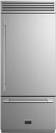 Fulgor Milano 700 Series 36" 18.5 Cu. Ft. Stainless Steel Built-In Bottom Freezer Refrigerator-0