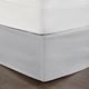 Olliix by Madison Park Grey Simple Fit Wrap Around Adjustable Bed Skirt-5