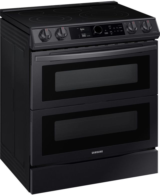 Samsung 30" Fingerprint Resistant Black Stainless Steel Slide-In Electric Range-2