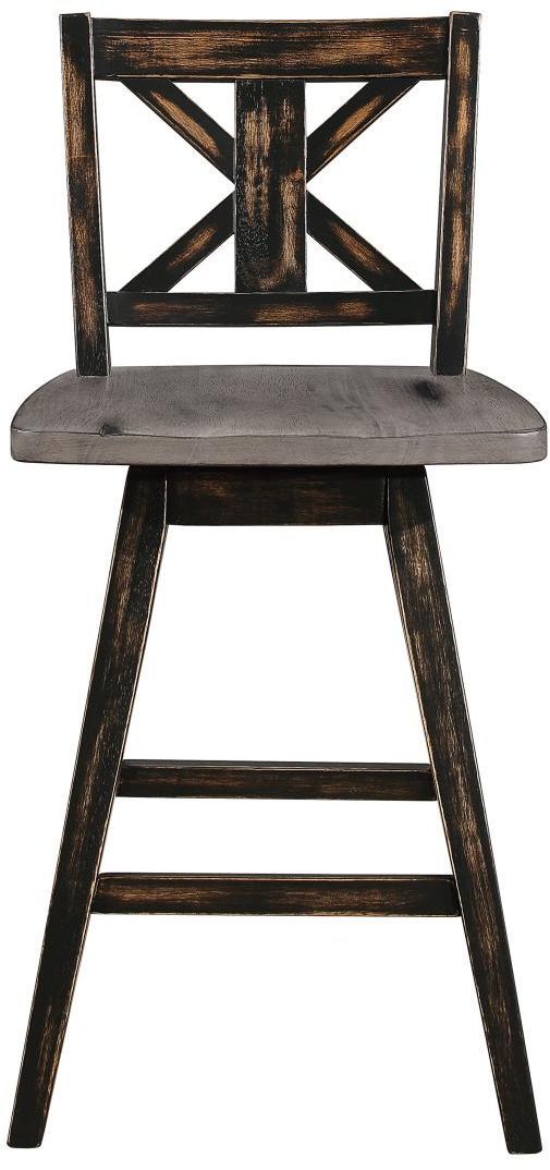 Mazin Furniture Amsonia Swivel Counter Height Chair-1