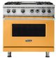 Viking® 5 Series 36'' Daffodil Pro Style Dual Fuel Range-0