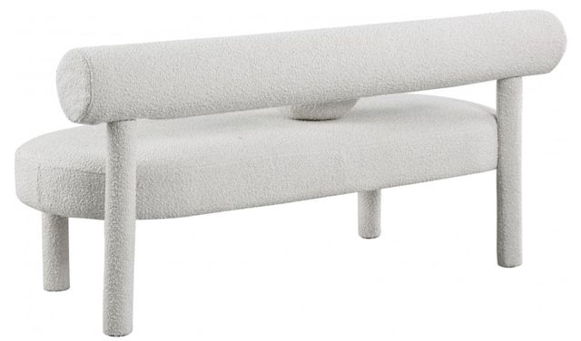 Meridian Furniture Parlor Cream Bench-3