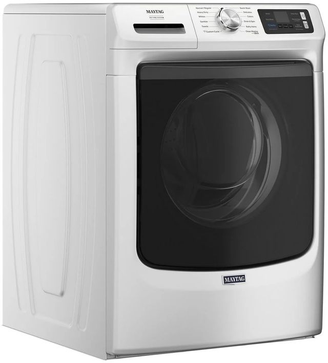 Maytag® White Front Load Washer & Gas Dryer Laundry Pair-3