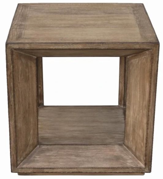 Nest Home Collections Luke Antique Natural End Table-2