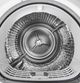 GE® 4.1 Cu. Ft. White Front Load Ventless Electric Dryer-3