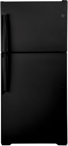 GE® 30 in. 19.1 Cu. Ft. Black Top Freezer Refrigerator