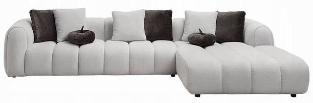 ACME Furniture Poma 2-Piece Ivory White Sectional-3