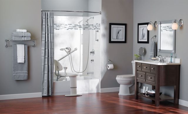 Moen® Moen Home Care Brushed Nickel 24" Designer Grab Bar-3
