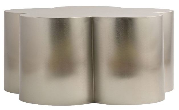 Meridian Furniture Lucky Brushed Silver Coffee Table-2