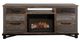 International Furniture Direct Loft Brown Fireplace TV Stand-0