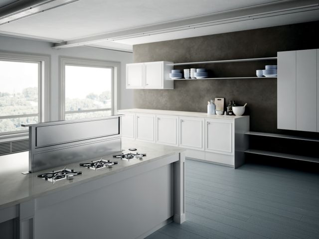 Elica Techne Series Rise 36" Stainless Steel Downdraft Range Hood-5