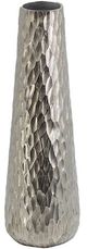 A & B Home Silver Diamond Texture Oblong Vase-1