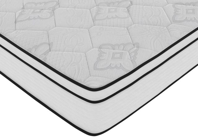 Symbol® Hybrid Jingle 10" Wrapped Coil Firm Euro Top Twin Mattress in a Box-1