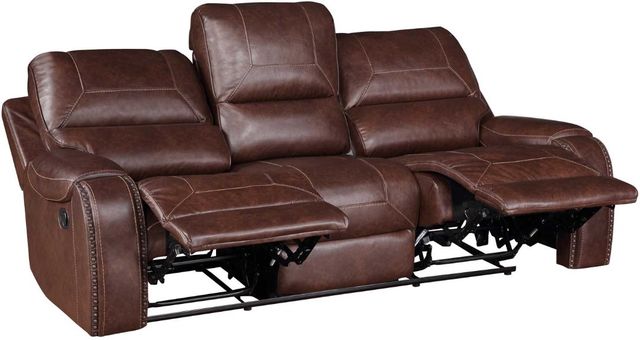 Steve Silver Co. Keily Brown Manual Reclining Sofa-2