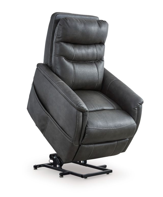 Signature Design by Ashley® Strawbill Shadow Power Lift Recliner-1