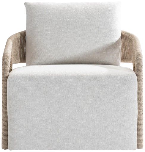 Bernhardt Customizable Trellis Bernhardt Exteriors Fabric/Rope Outdoor Swivel Chair-1