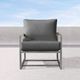 Enclover Acacia/Stainless Steel Slate Club Chair-3