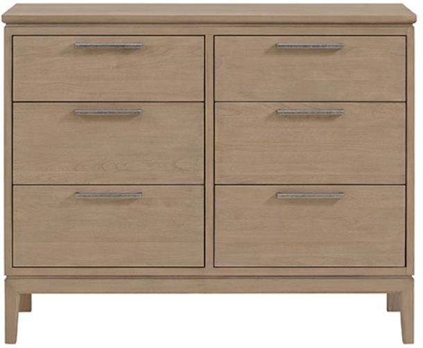 Whittier Wood® Furniture Bailey Almond 50" Low Dresser-2