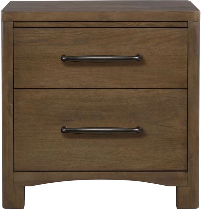 Modus Furniture Arden Tavern Brown 2-Drawer Nightstand-2