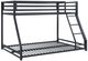 Homelegance® Jovie Black Twin/Full Bunk Bed-3