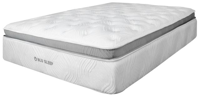 Blu Sleep Vitality Summit Lux 15" Hybrid Plush Pillow Top King Mattress in a Box-0