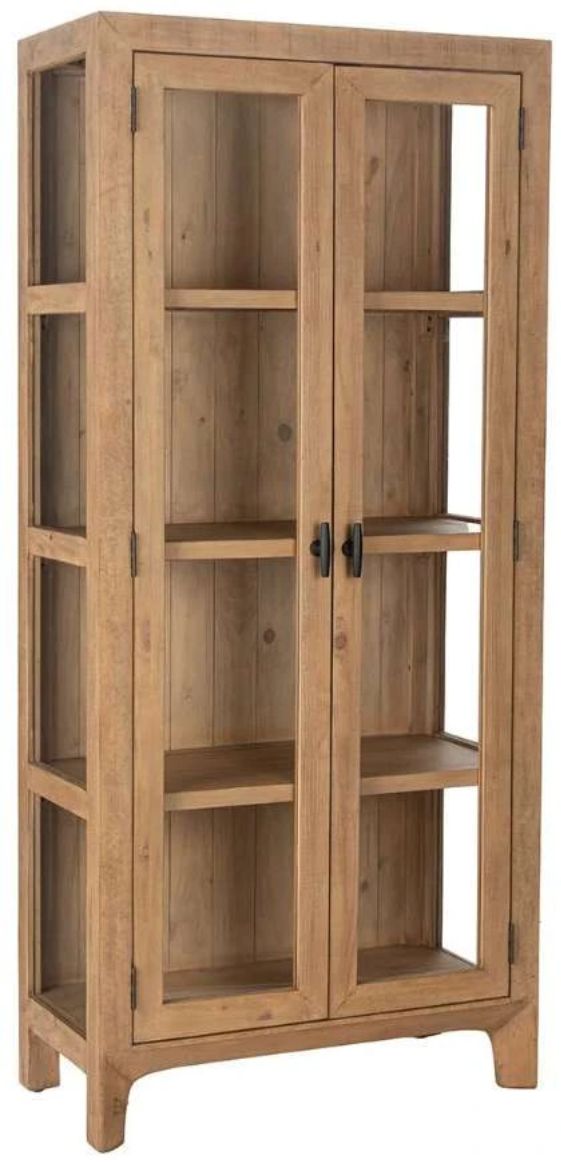 Classic Home Crest Natural Tall Cabinet-0