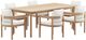 New Classic® Home Furnishings Wesley 7-Piece White Acacia/Sundura Outdoor Patio Dining Set-0