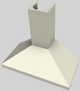 Vent-A-Hood® 42" Biscuit Wall Mounted Range Hood-3